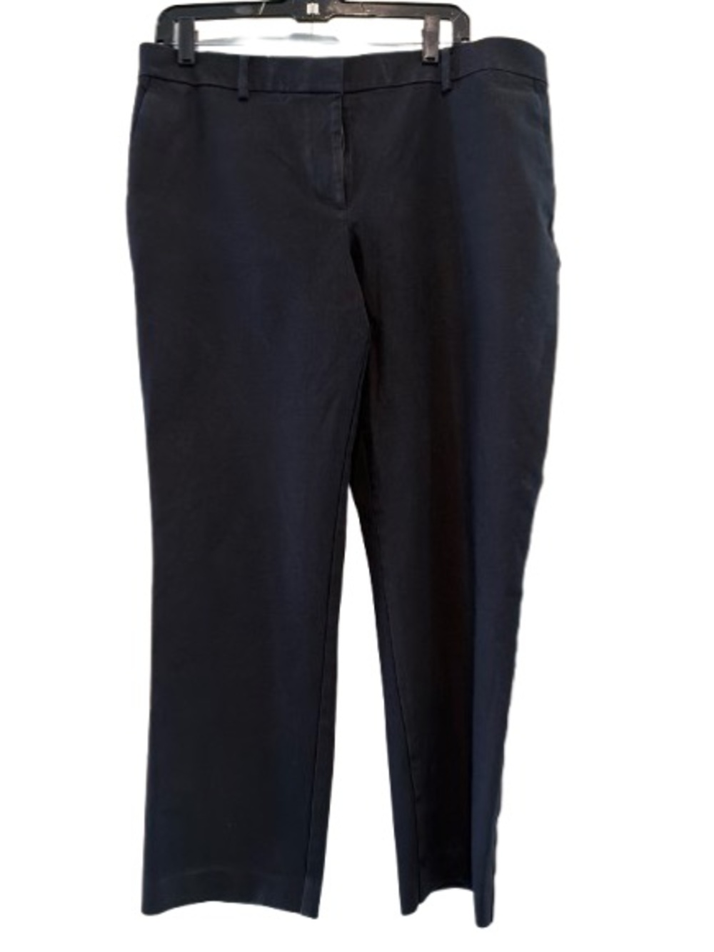 Ann Taylor Women's Black Straight-Leg Capris
